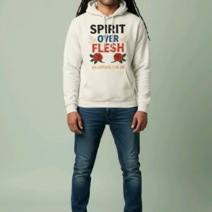 Spirit Over Flesh Hoodie (Roses Limited) - Image 3